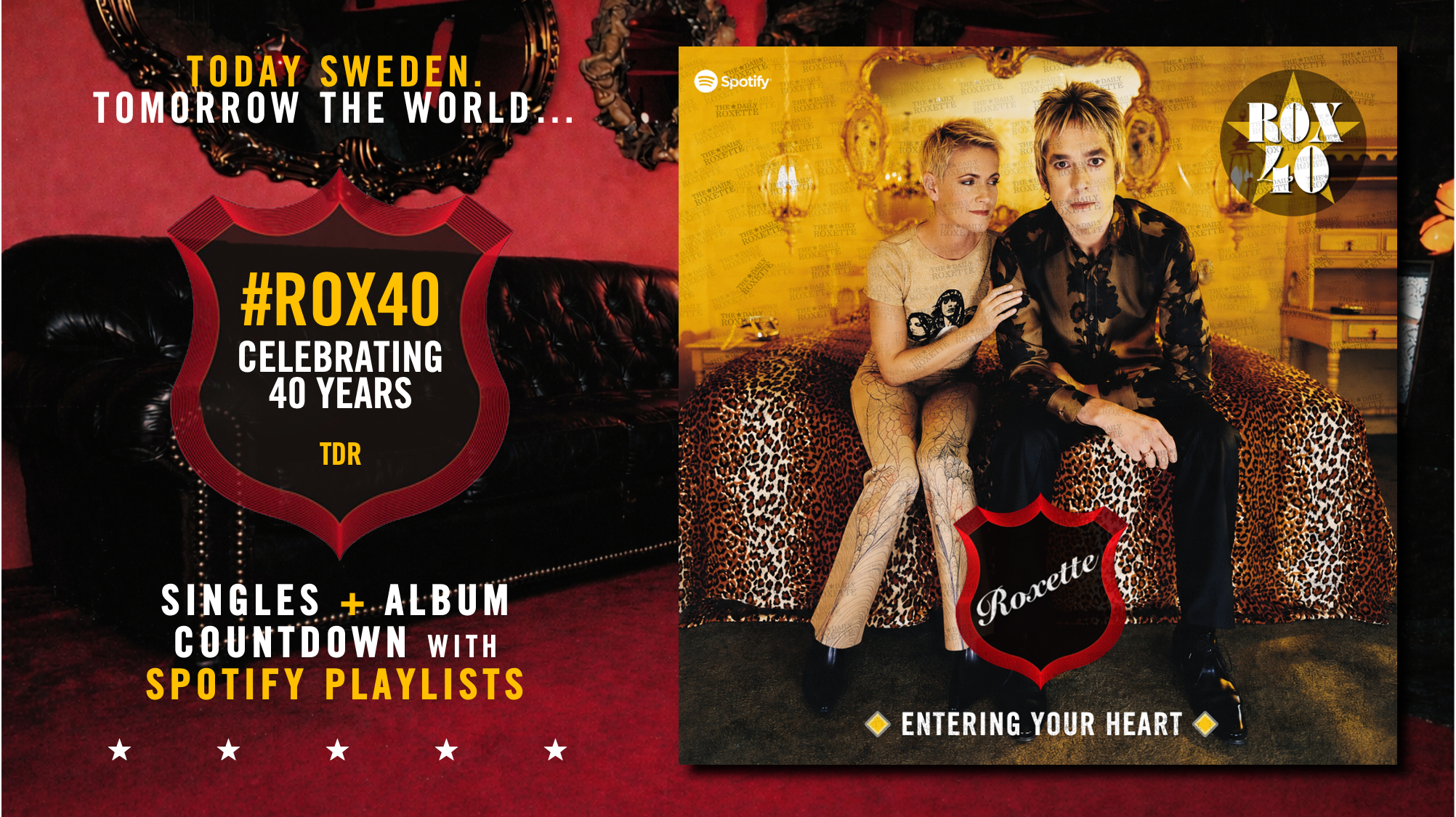 The Daily Roxette » The Daily Roxette presents ROX40